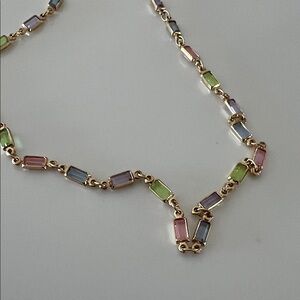 Multicolor Gold-Tone Necklace NIP